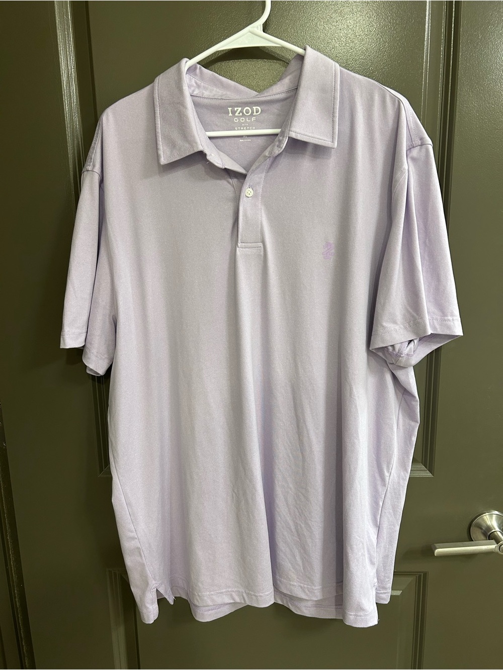 IZOD Golf Men's Lavender Polo Shirt Size XL